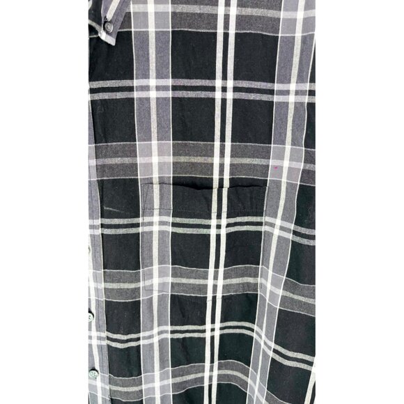 George Men's Classic Plaid Shirt Fit  Size: 2XL - Picture 4 of 6